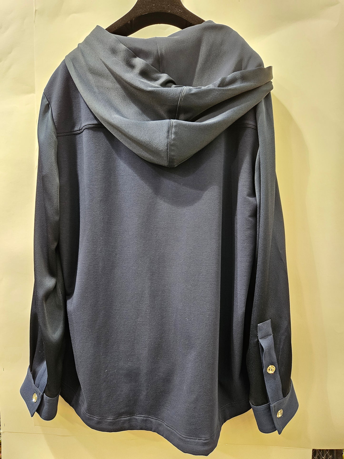 Felpa VDP blu strass m/lunga