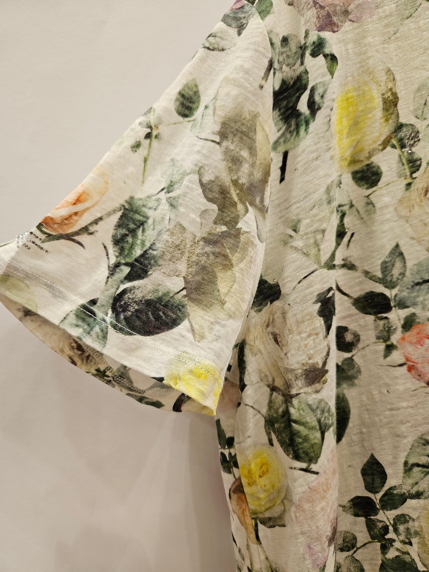 Maglia lino a V Angelo Marani