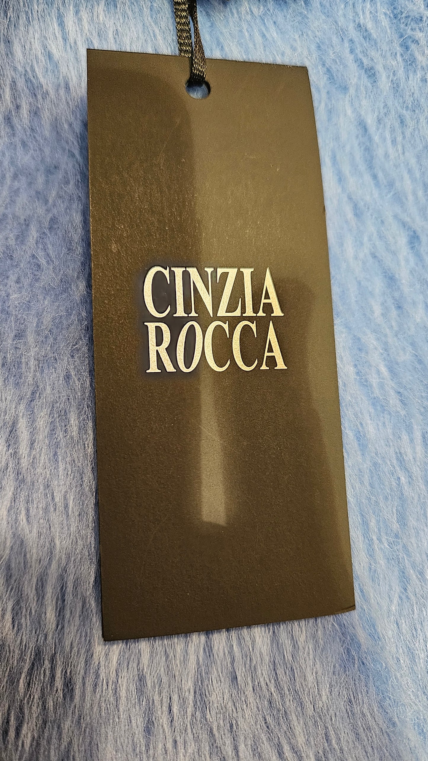 Cappotto lungo celeste Cinzia Rocca Alpaca