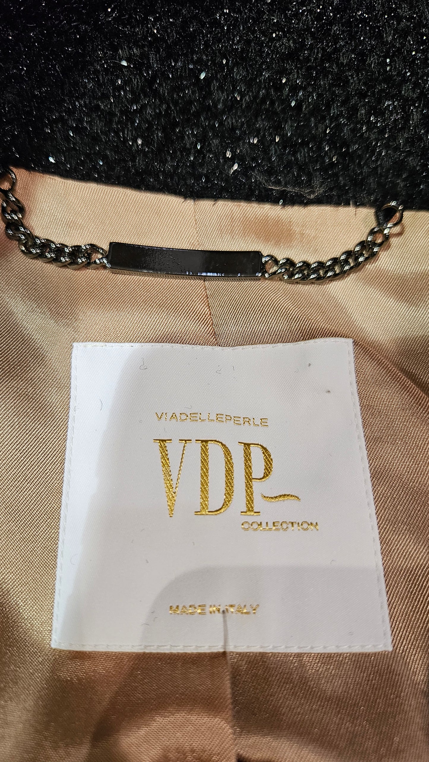 Giaccone nero VDP~ doppio petto