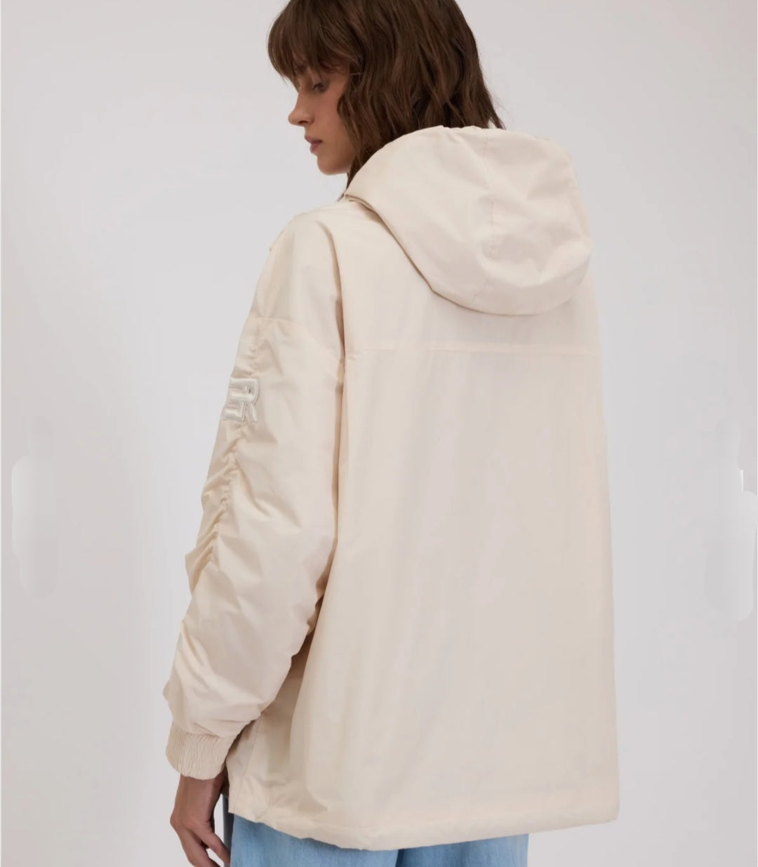 Kway impermeabile beige chiaro Ermanno Firenze by Scervino