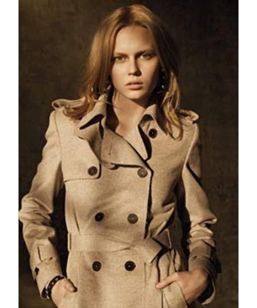 Cappotto Blumarine beige modello trench vintage
