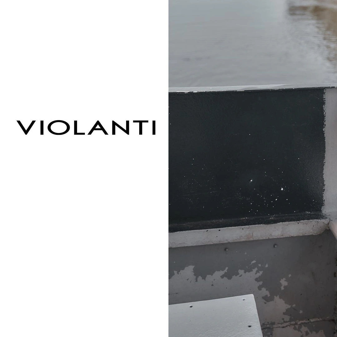 Piumino d'oca Violanti maculato blu reversibile