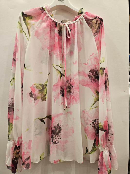 Casacca Blugirl floreale fondo bianco