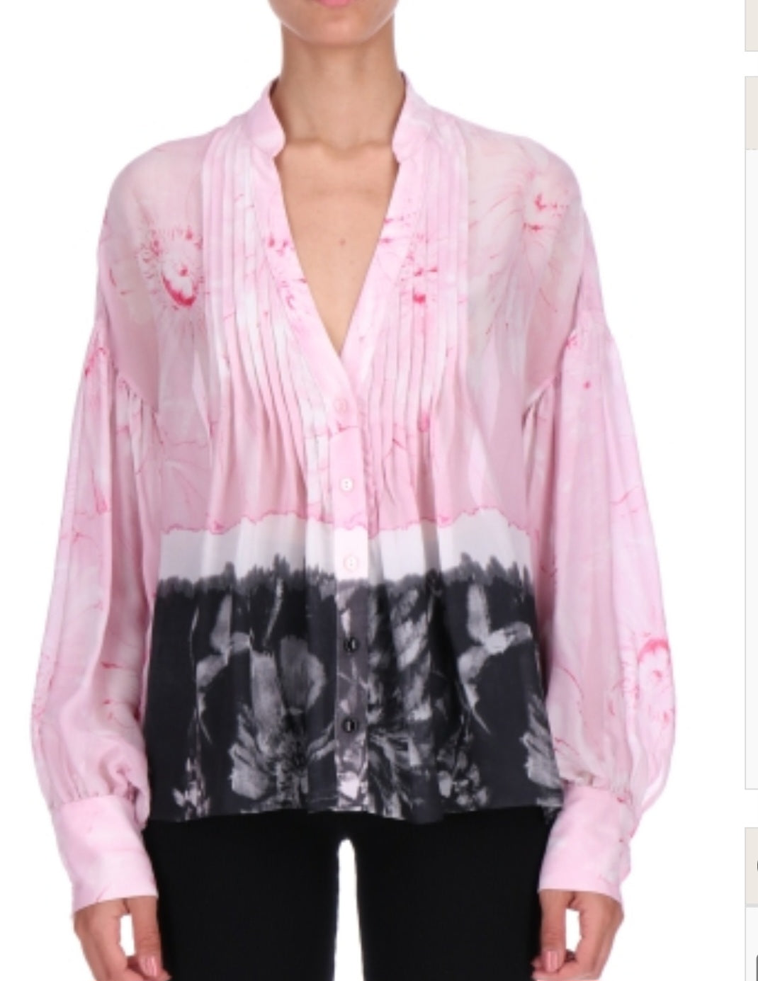 Camicia rosa e grigio in Viscosa Ermanno F Scervino