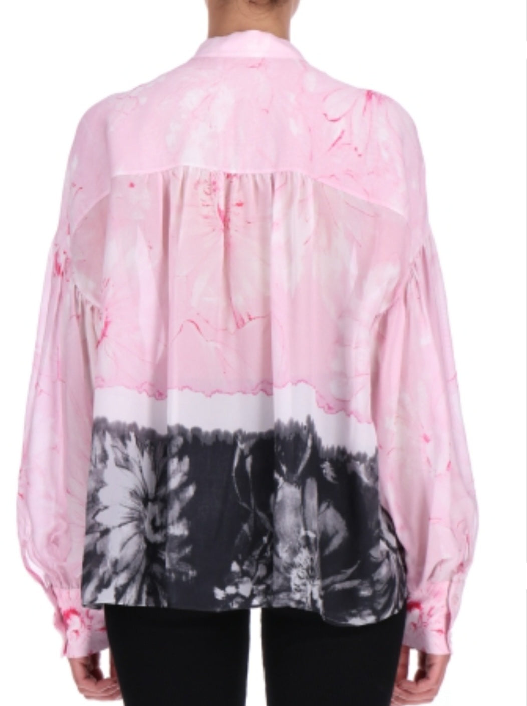 Camicia rosa e grigio in Viscosa Ermanno F Scervino