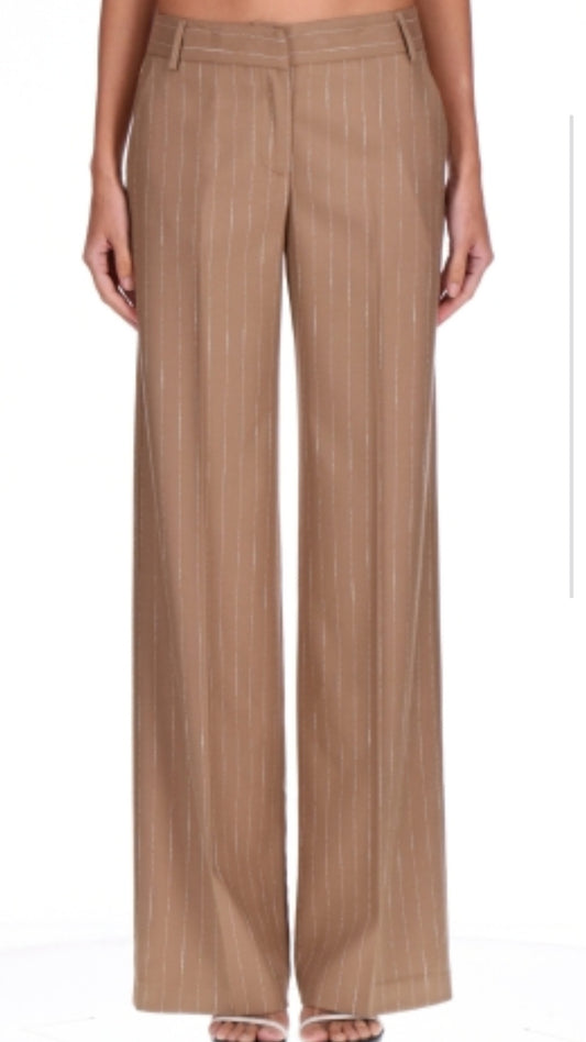 Pantalone gessato beige Ermanno Scervino
