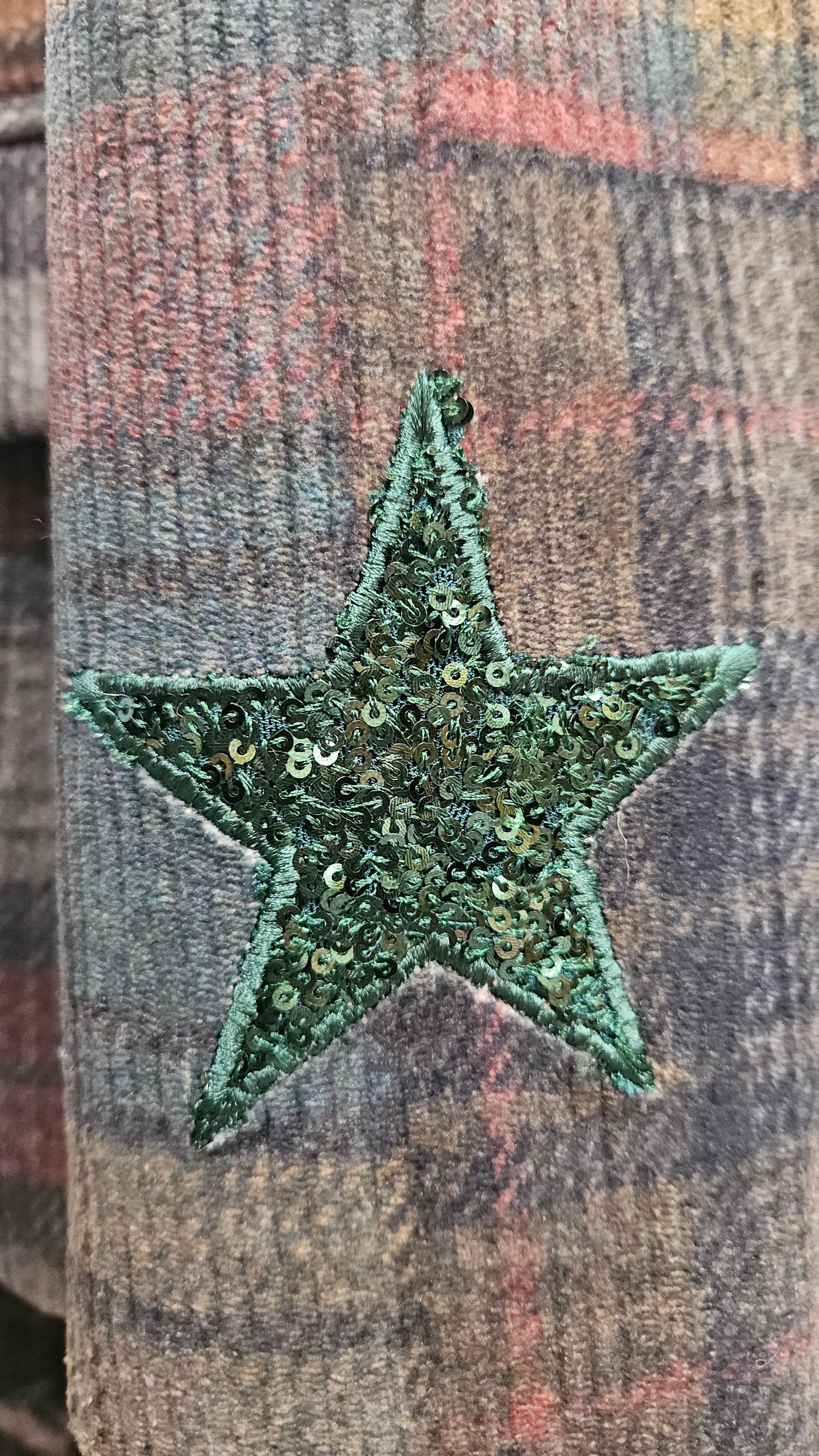 Giacca a quadri doppio petto Bye con stelle ricamate