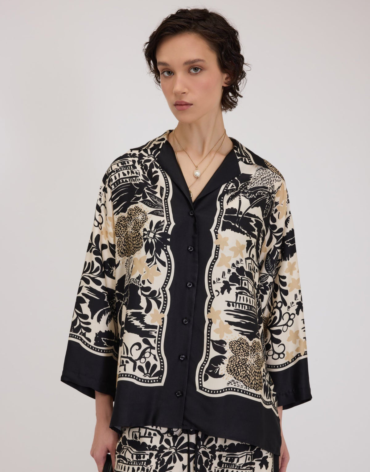 Camicia cotone fantasia Ermanno Firenze by Scervino