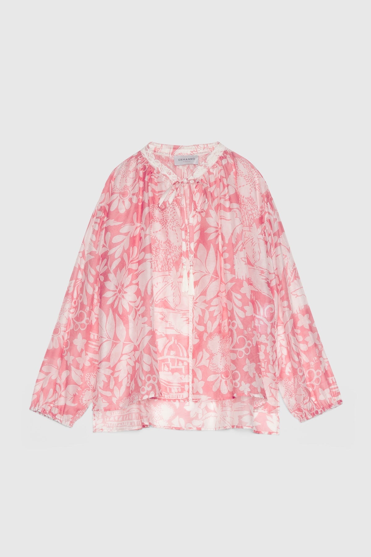 Casacca fantasia cotone in mussola over Ermanno Firenze by Scervino