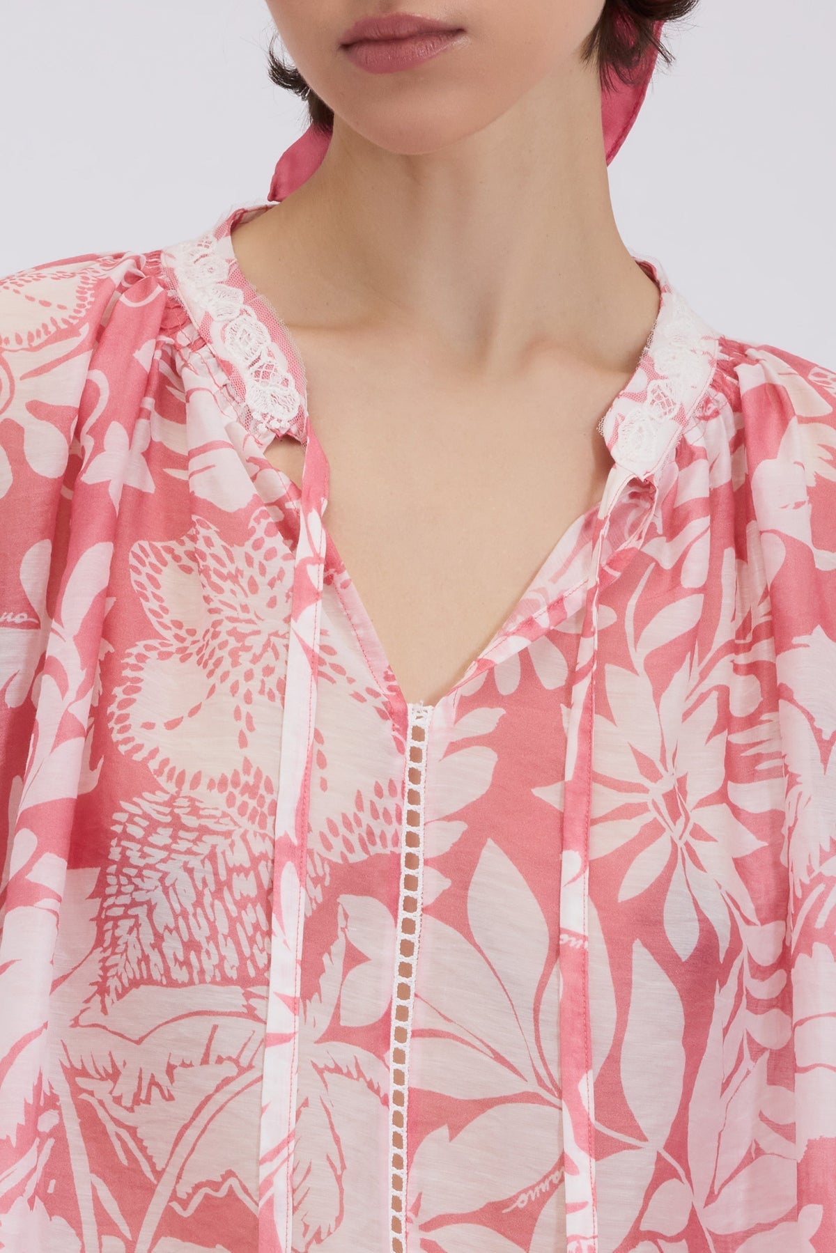 Casacca fantasia cotone in mussola over Ermanno Firenze by Scervino