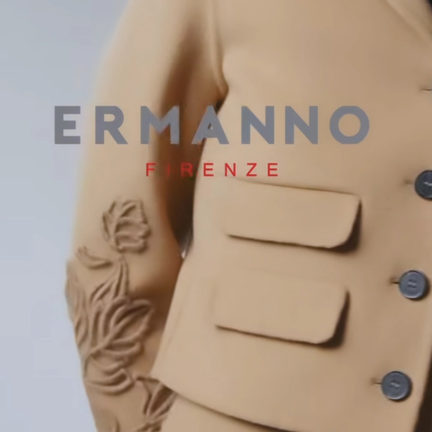 Giacca corta in double beige di Ermanno Firenze by Scervino