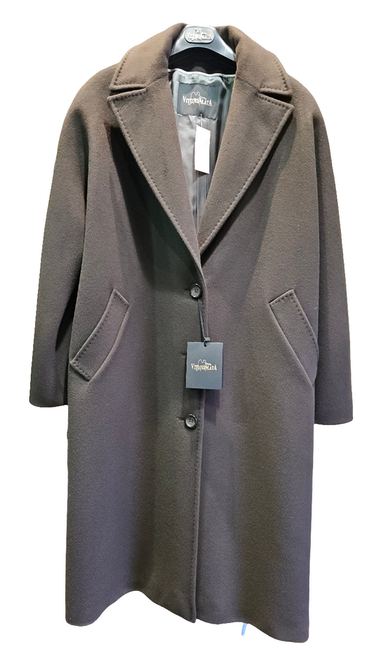 Cappotto Marrone lana Cinzia Rocca