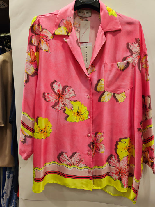 Camicia rosa Ermanno Firenze